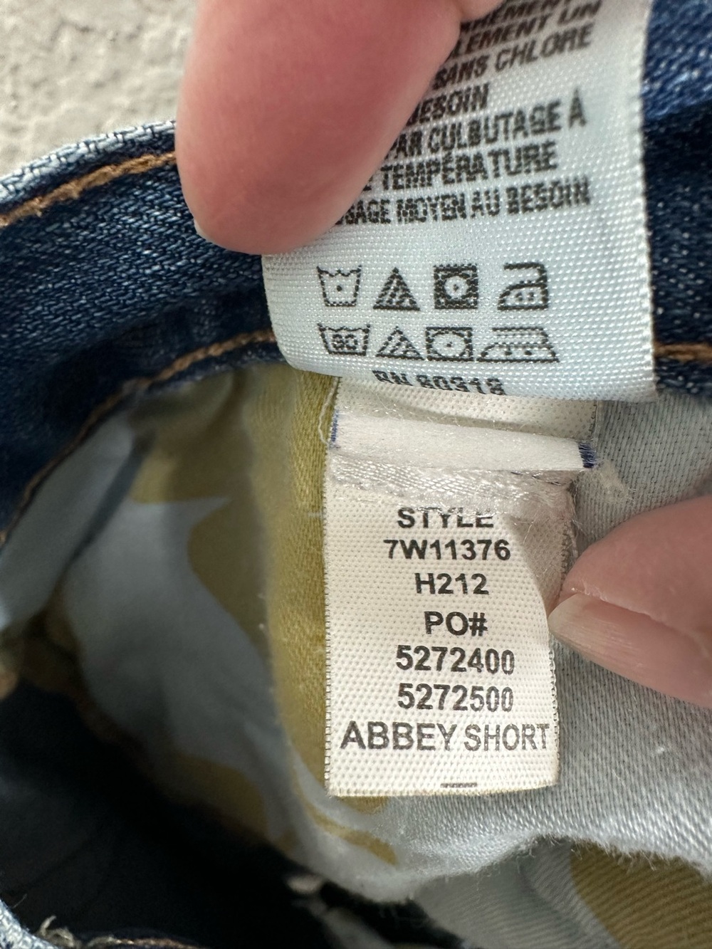 Lucky Brand Abbey Short Embroidered Denim Shorts Size 10/30 - Picture 9 of 10